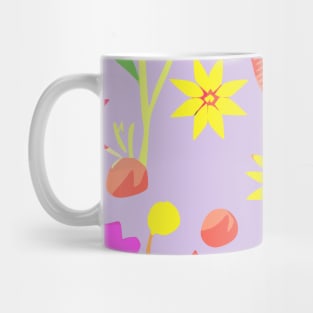 Simple Floral Pattern Mug